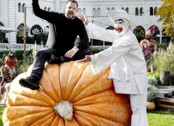 abóbora gigante concurso Dinamarca