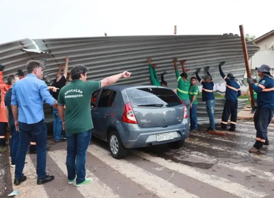 Temporais causam estragos no Sul do país e deixam milhares sem energia