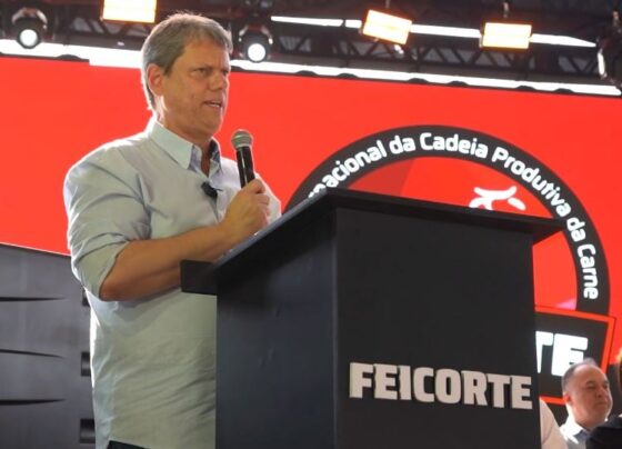 Tarcísio de Freitas - Feicorte rastreabilidade bovinos