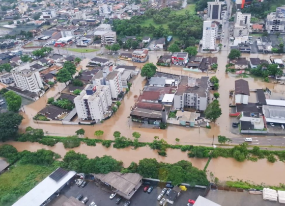chuva em Santa Catarina