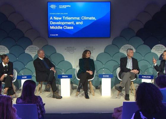 Painel no Fórum Econômico Global - Al Gove e Gilberto Tomazoni JBS
