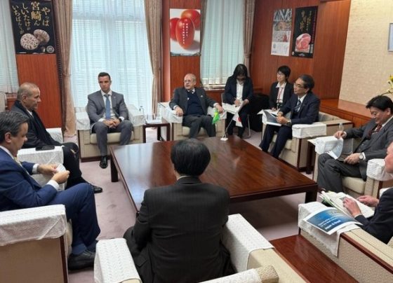 Delegação do Mapa durante visita ao Japão