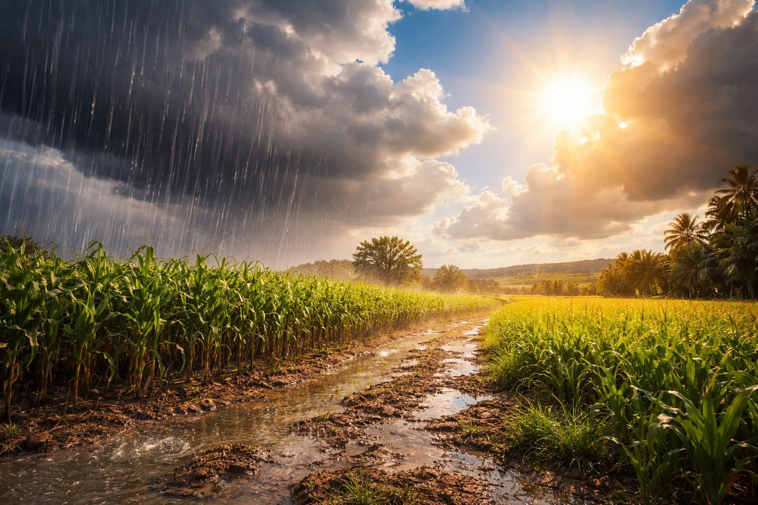 Fevereiro marca o fim da La Niña e traz muita chuva e calor acima do normal em capitais