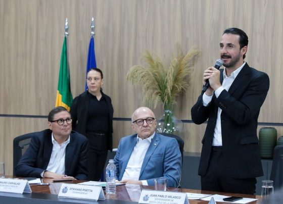 Governador discute integração Brasil-Bolívia com governador de Santa Cruz de La Sierra Foto Tonico Pereira Secom-MT1