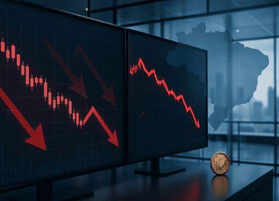 Ibovespa fecha em queda de 0,86% aos 180.342 pontos nesta terça-feira