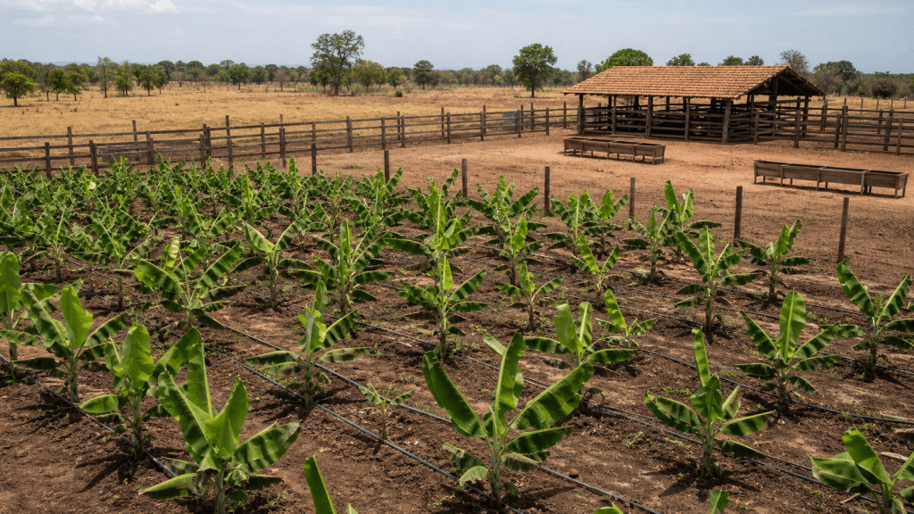 Confederação da Agricultura e Pecuária do Brasil levanta custos da pecuária de corte no Tocantins e da banana na Bahia