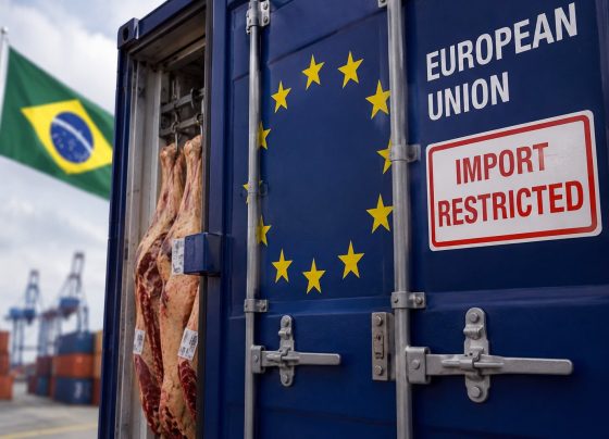 Veto da UE às carnes brasileiras pauta Fiap 2026. Exclusão do Brasil gera impacto e debate sobre regras sanitárias e comércio no Mercosul