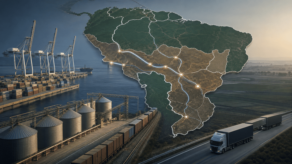 Mapa lança programa de integração logística entre Brasil, Bolívia e Pacífico