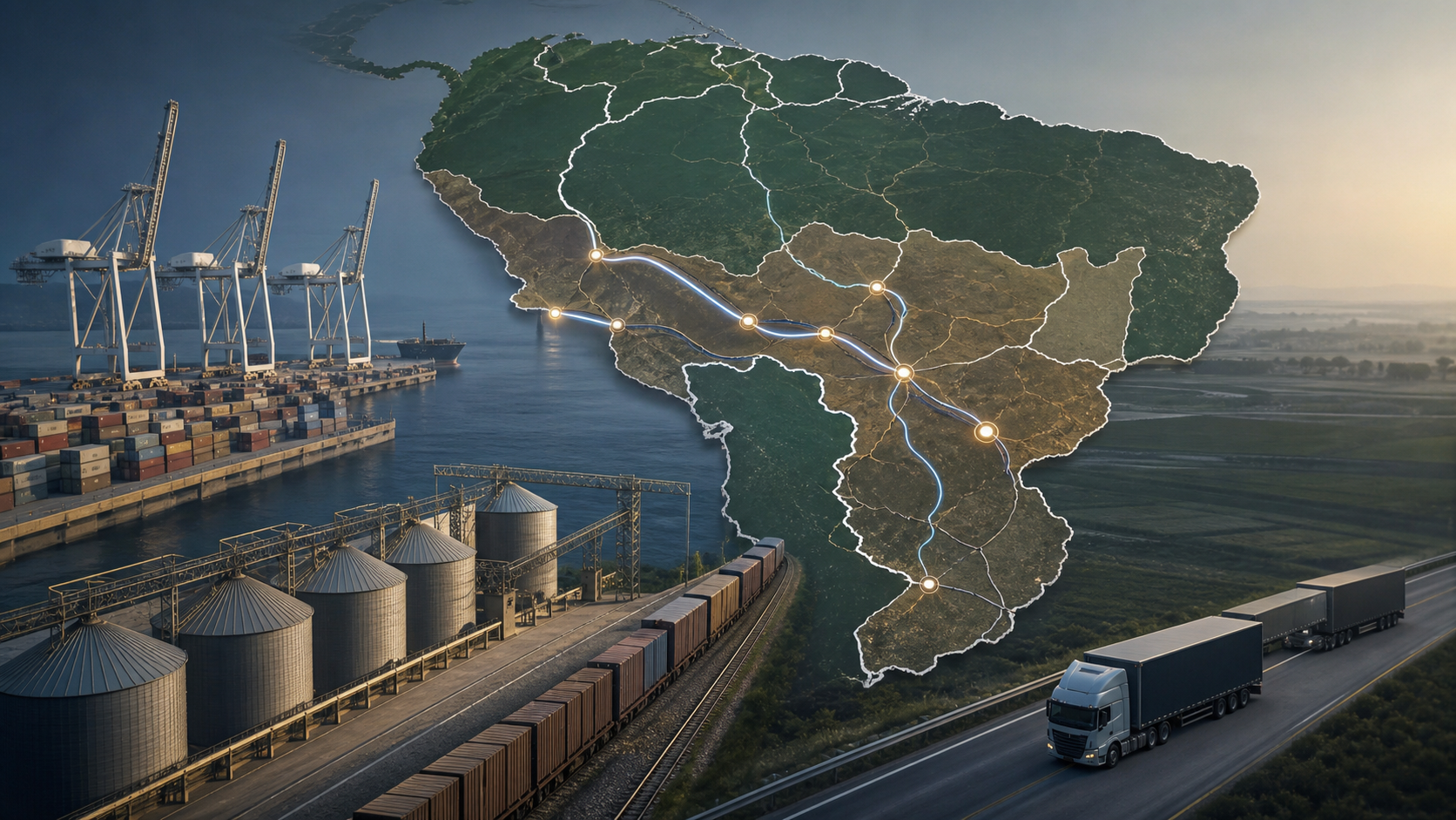 Mapa lança programa de integração logística entre Brasil, Bolívia e Pacífico
