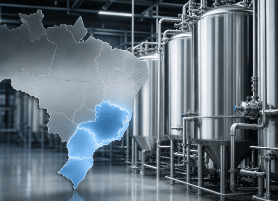 Mapas mostram concentração de cervejarias no Sudeste e no Sul do Brasil