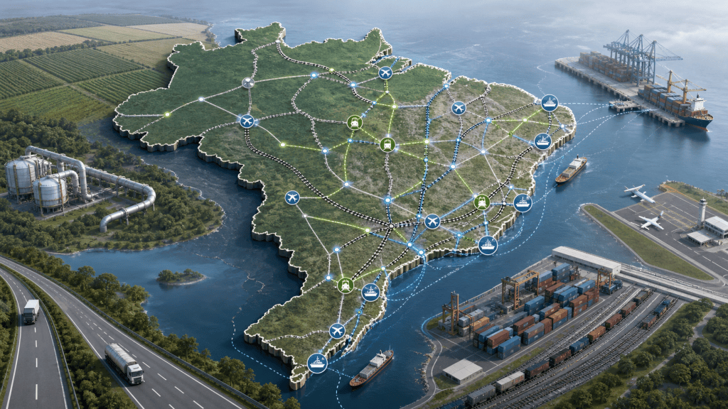 IBGE consolida dados de transportes para mapear fluxos de cargas no Brasil