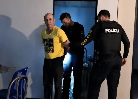 Vargas Quintiliano foi preso no Paraguai após 14 anos de fuga de Rio Verde, onde mandou matar Eduardo Henrique (Foto: Reprodução TV Anhanguera)