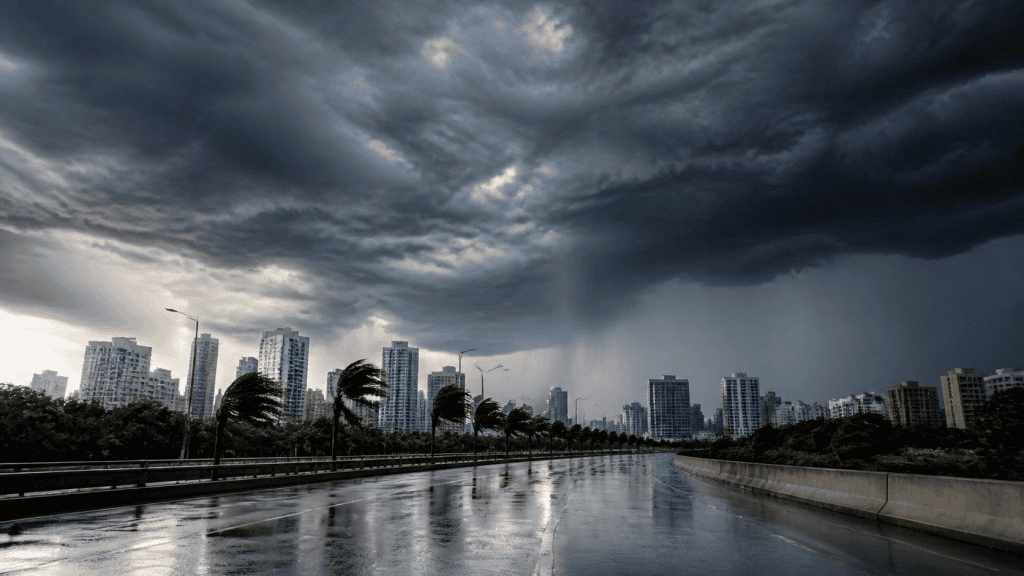 Frente fria leva chuva, ventania e queda de temperatura a São Paulo