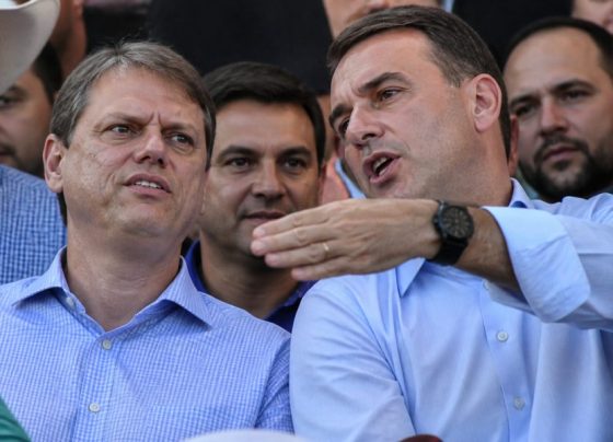 Ao lado de Tarcísio na Festa do Peão de Barretos, Flávio diz que vai resgatar o agro: ‘Grande orgulho mundial’