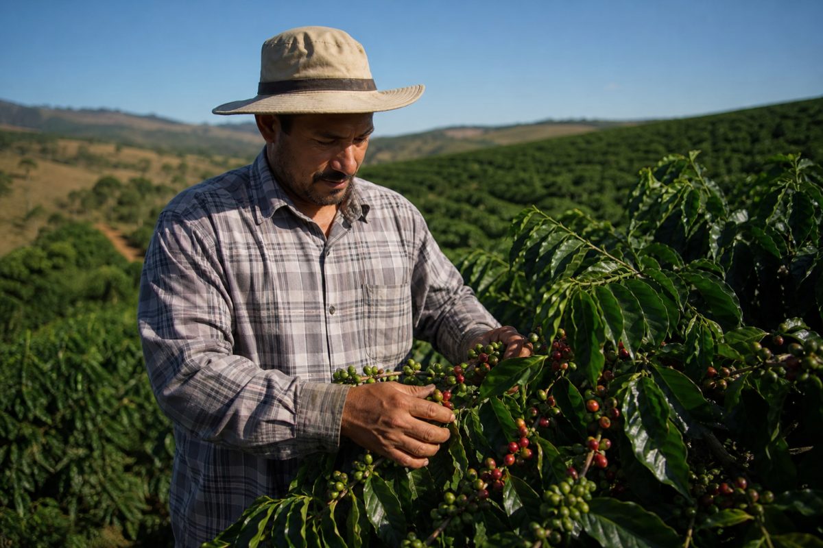 Exportações mundiais de café verde crescem em junho com avanço do arábica brasileiro