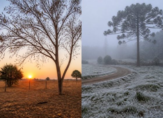 Fim de semana terá tempo seco no Centro-Oeste e frio intenso no Sul