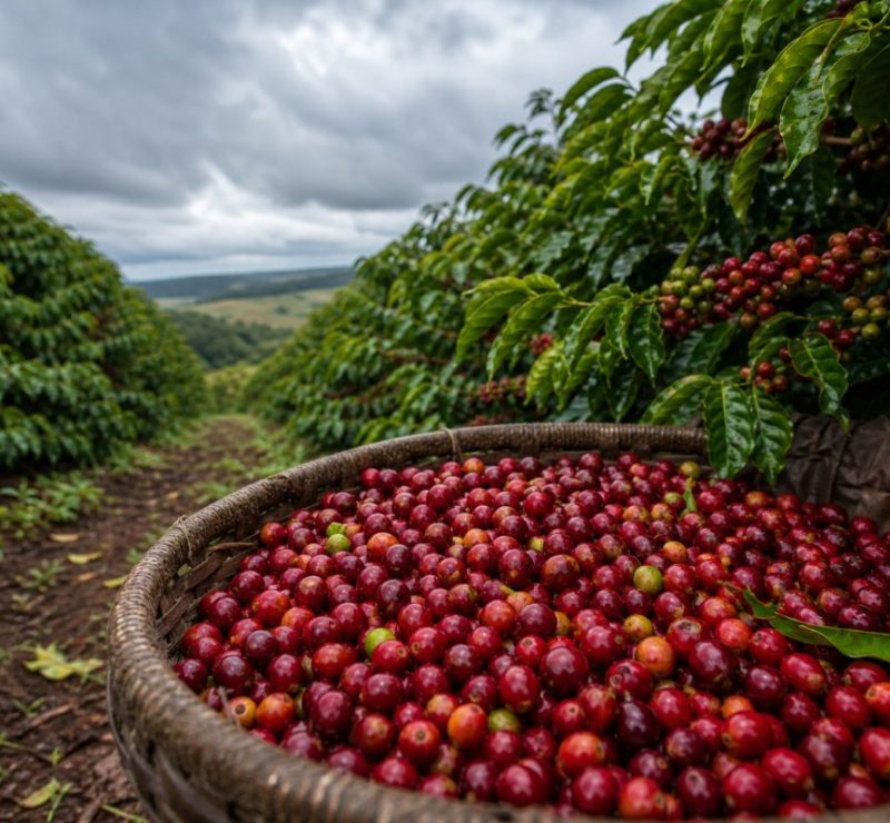 Colheita de café arábica da Expocacer atinge 96% em 2023