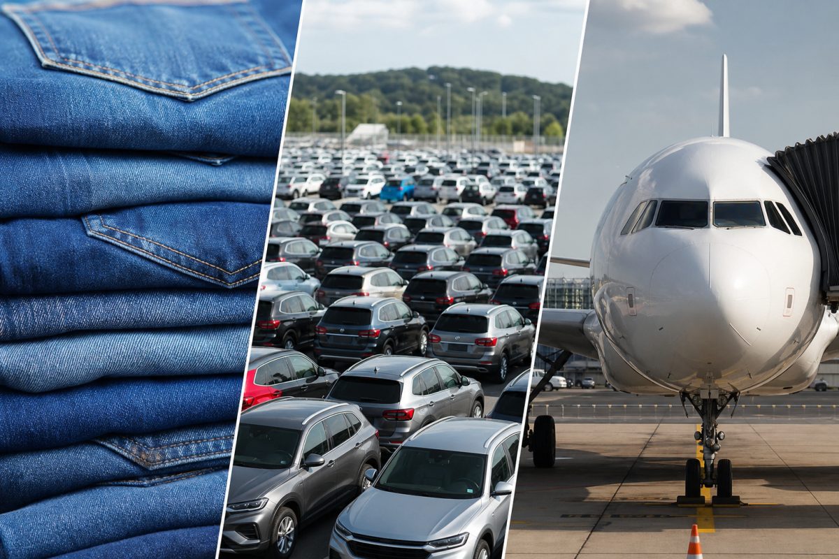 Jeans, Carros, Boeing: UE Pronta para Retaliar 93 Bilhões de Euros contra os Estados Unidos