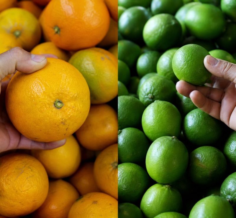 Laranja Pera tem preço em queda, enquanto Lima Tahiti dispara