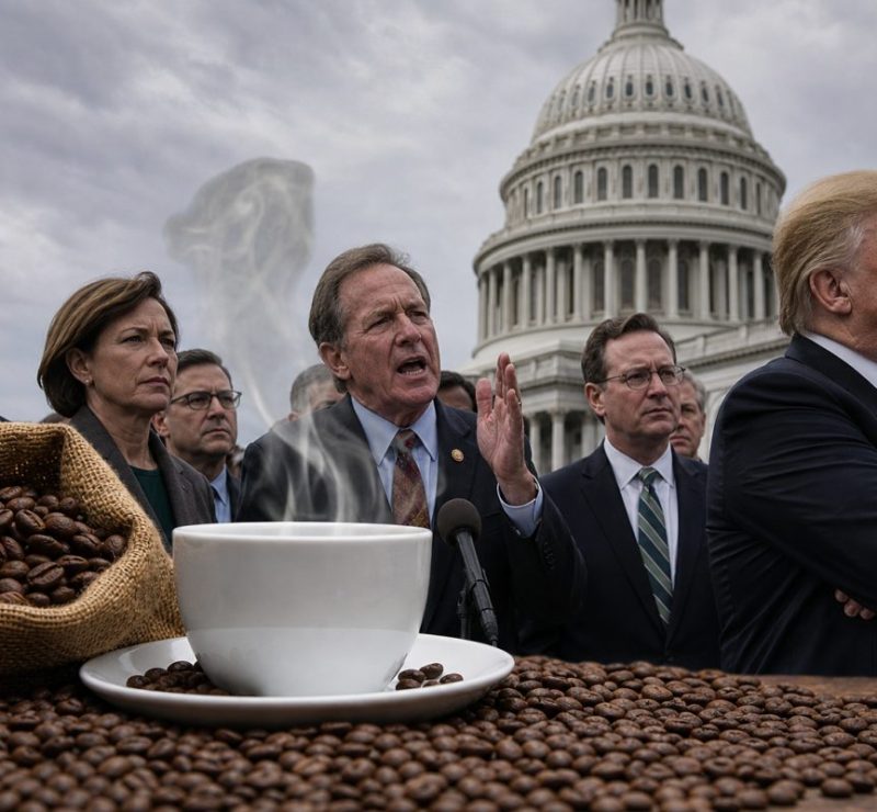 Café nos EUA: Preços em Alta e Congresso se Mobiliza Contra Tarifas de Trump