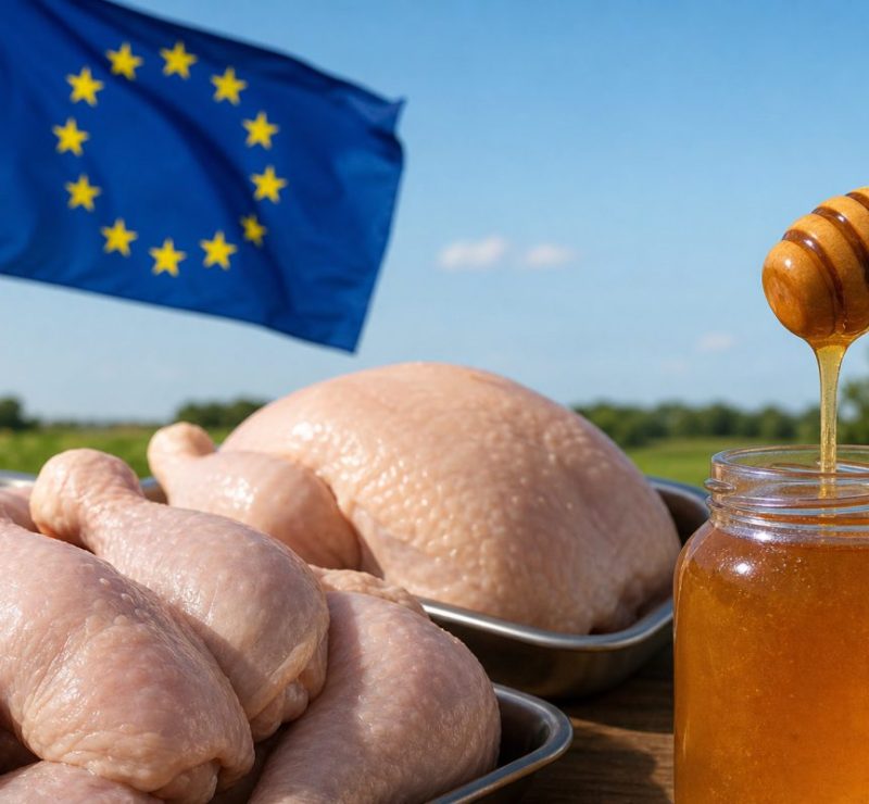 União Europeia libera exportações de carne de aves e mel do Brasil